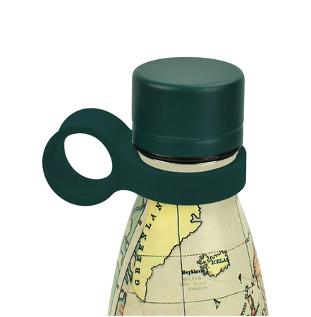 Legami - Hot&Cold, Bottiglia Termica 500 ml, Leggera e Resistente, Chiusura Ermetica, Manico in Silicone Removibile, Tema Travel