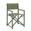 Sedia da regista Taylor , struttura in alluminio, seduta in textilene, ideale per giardino