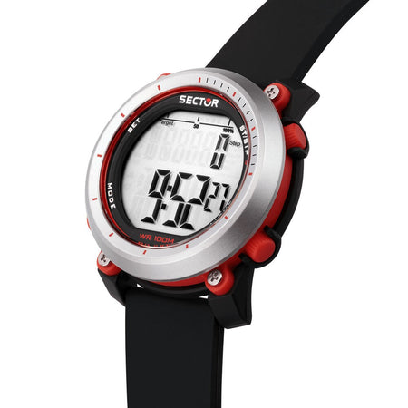 Orologio SECTOR uomo Ex-38 digitale gomma nero