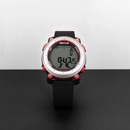 Orologio SECTOR uomo Ex-38 digitale gomma nero