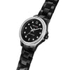 Orologio SECTOR donna 230 acciaio nero / cristalli bianchi