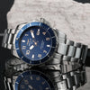 Orologio SECTOR uomo 450 data acciaio / blu