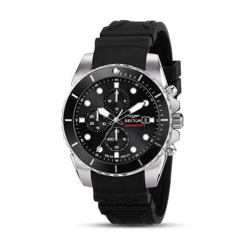 Orologio SECTOR uomo 450 cronografo gomma nero