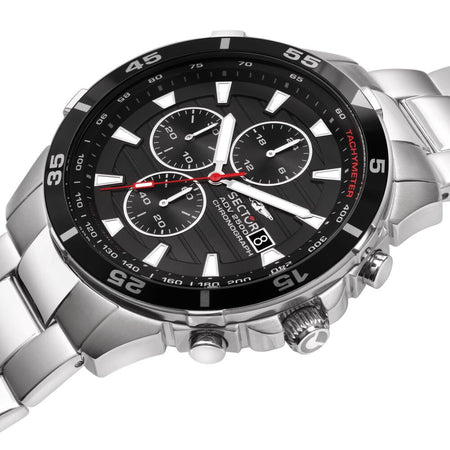 Orologio SECTOR uomo Adv 2500 cronografo acciaio / nero