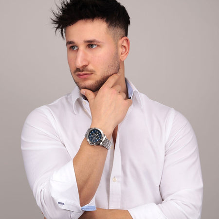 Orologio SECTOR uomo Adv 2500 cronografo acciaio / blu
