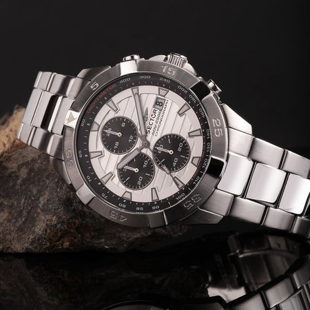 Orologio SECTOR uomo Adv2500 cronografo acciaio / silver