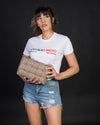 Anto  - Borsa da Donna Crema In Vera Pelle