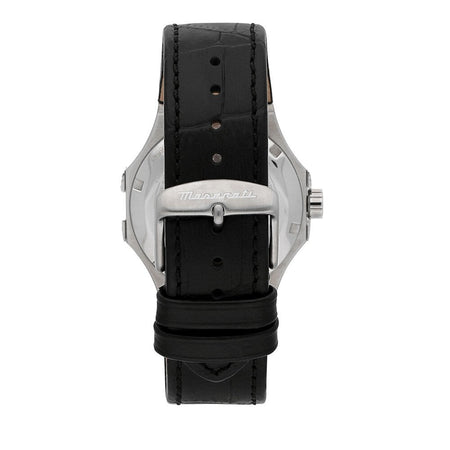 Orologio MASERATI uomo Potenza Automatico pelle nero