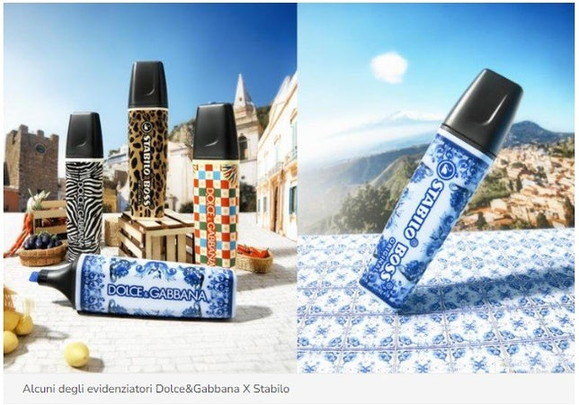 STABILO BOSS - DOLCE E GABBANA Evidenziatori 4pz