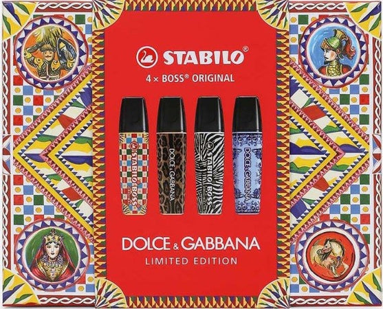 STABILO BOSS - DOLCE E GABBANA Evidenziatori 4pz