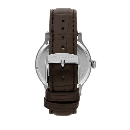 Orologio MASERATI uomo Epoca Automatico marrone / blu