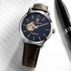 Orologio MASERATI uomo Epoca Automatico marrone / blu