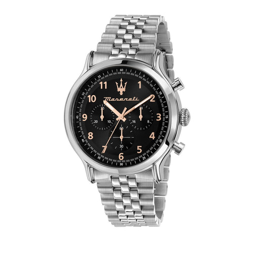 Orologio MASERATI uomo Epoca cronografo acciaio / nero