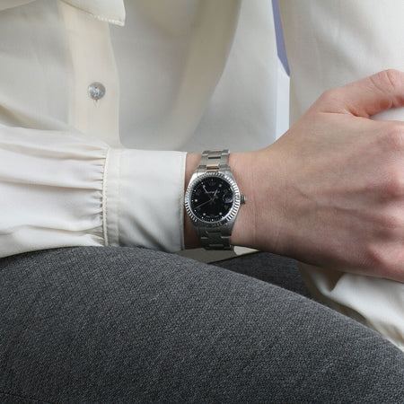 Orologio PHILIP WATCH donna Caribe acciaio / nero Diamond