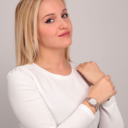 Orologio PHILIP WATCH donna Caribe data bicolore / bianco