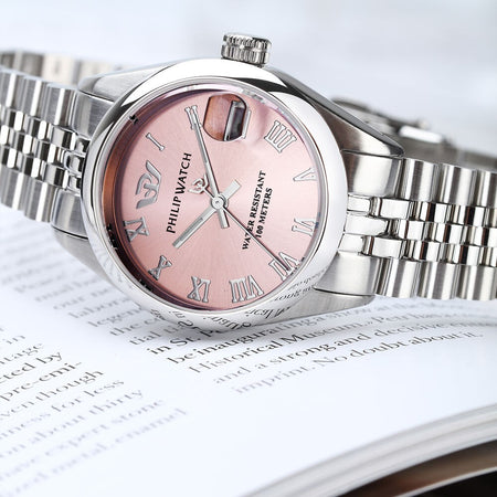Orologio PHILIP WATCH donna Caribe datario acciaio / rosa
