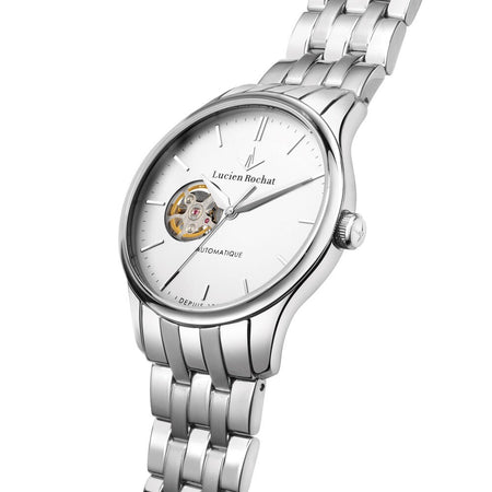 Orologio LUCIEN ROCHAT uomo Montreux Automatico acciaio / bianco