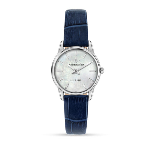 Orologio LUCIEN ROCHAT donna Iconic pelle blu / madreperla