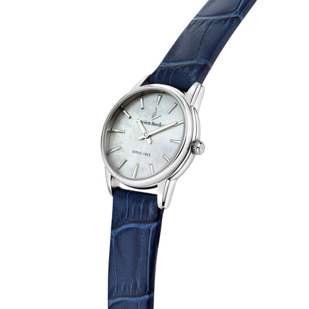 Orologio LUCIEN ROCHAT donna Iconic pelle blu / madreperla