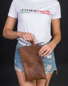 Checco Bis - Pochette da Uomo Cuoio In Vera Pelle