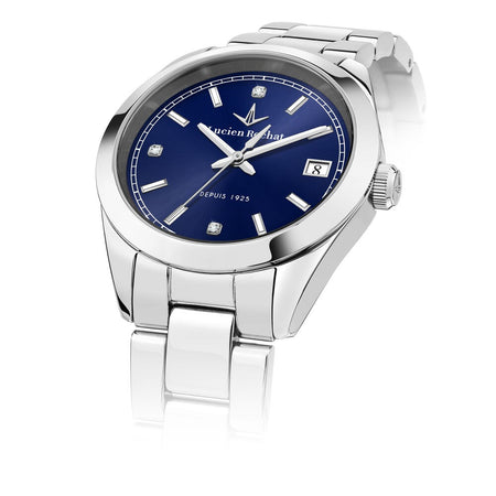 Orologio LUCIEN ROCHAT donna Madame acciaio / blu