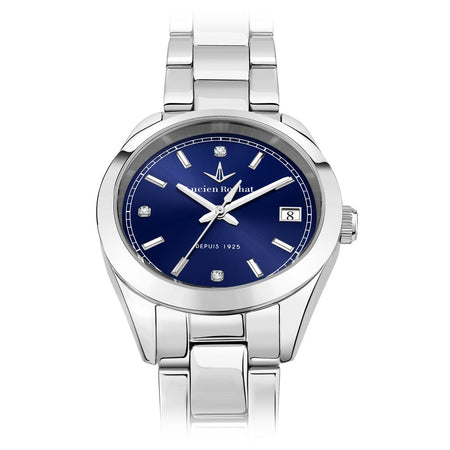 Orologio LUCIEN ROCHAT donna Madame acciaio / blu