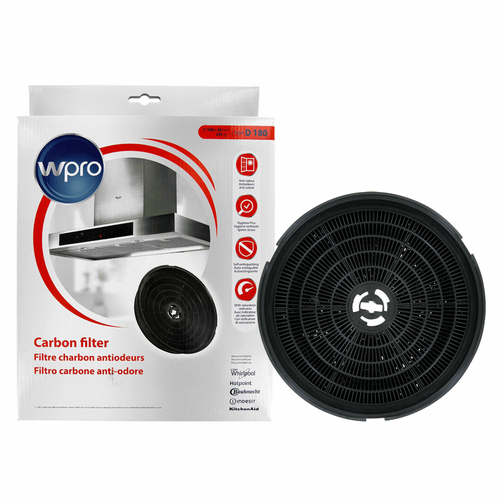 Filtro carbone 4x19cm cappa cucina Wpro Whirlpool Indesit 484000008647