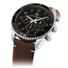 Orologio LUCIEN ROCHAT uomo Leman cronografo pelle marrone
