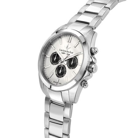 Orologio LUCIEN ROCHAT uomo Leman crono acciaio / bianco
