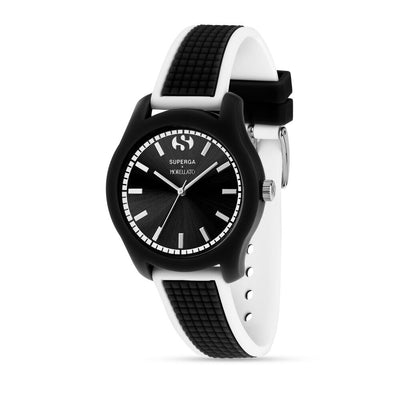 Orologio MORELLATO uomo Superga gomma nero / bianco