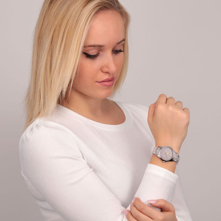 Orologio TRUSSARDI donna T-bent tempo acciaio / violetto