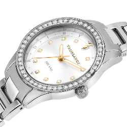 Orologio TRUSSARDI donna T-sky tempo acciaio / bianco