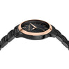 Orologio TRUSSARDI donna T-sky tempo acciaio nero / oro rosa