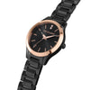 Orologio TRUSSARDI donna T-sky tempo acciaio nero / oro rosa