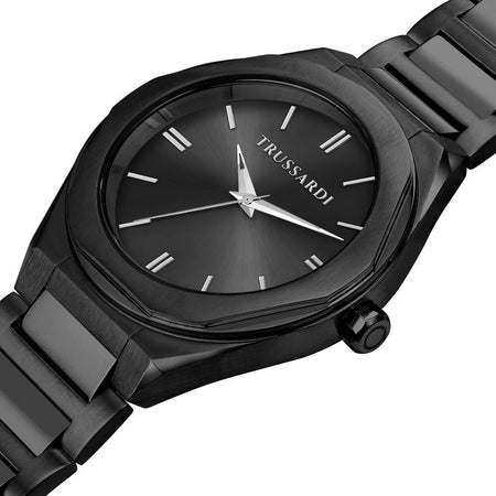 Orologio TRUSSARDI uomo Brink tempo total black