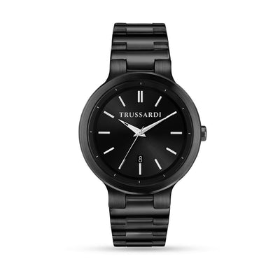 Orologio TRUSSARDI uomo Loud data total black