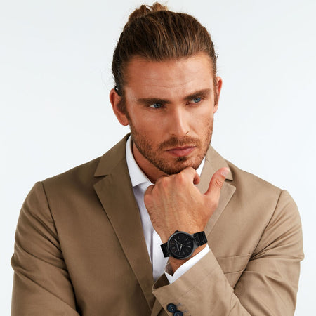 Orologio TRUSSARDI uomo Loud data total black