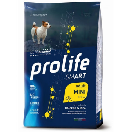Prolife Smart mangime secco Cani Adulti Mini pollo e riso 2 kg