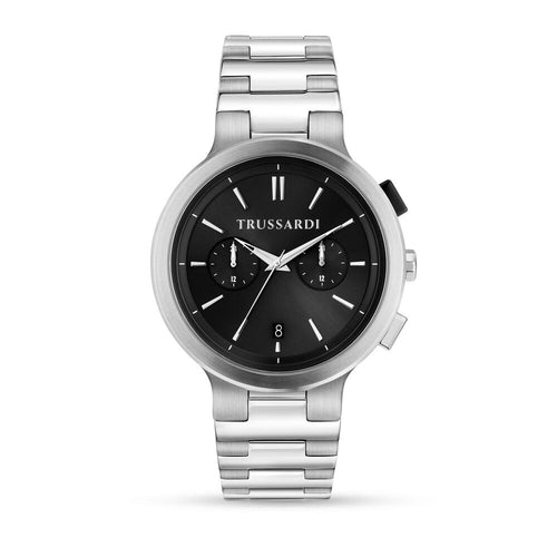 Orologio TRUSSARDI uomo Loud multi acciaio / nero