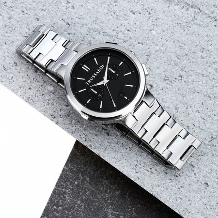 Orologio TRUSSARDI uomo Loud multi acciaio / nero