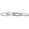 Bracciale MORELLATO uomo Motown acciaio / pietre nere