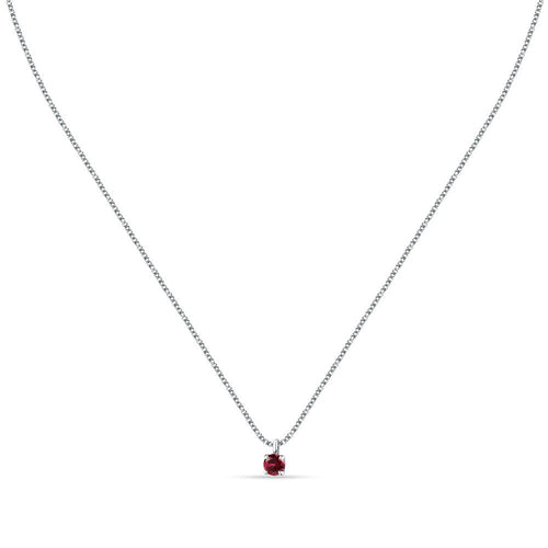 Pendente MORELLATO donna Tesori arg. 925 - cristallo rosso