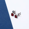 Orecchini MORELLATO donna Tesori arg. 925 - cristallo rosso