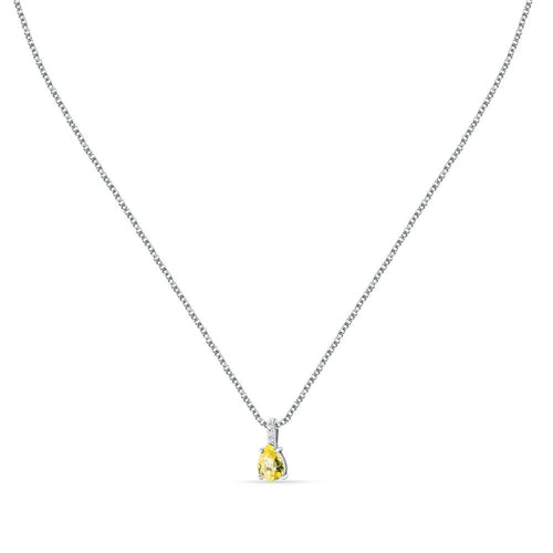 Pendente MORELLATO donna Tesori arg. 925 - pietra gialla