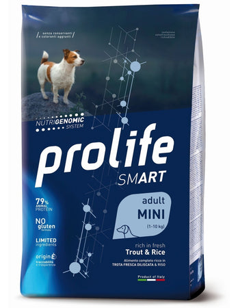 Prolife Smart mangime secco Cani Adulti Mini trota e riso 2 kg