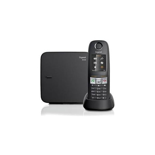 GIGASET E630 (NERO) - TELEFONO CORDLESS - IP65 - PROFILI AUDIO - VIVAVOCE