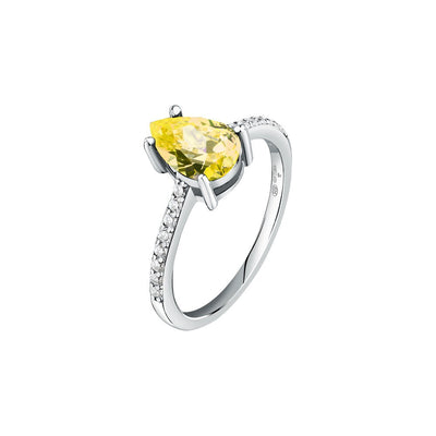 Anello MORELLATO donna Tesori arg. 925 - pietra gialla
