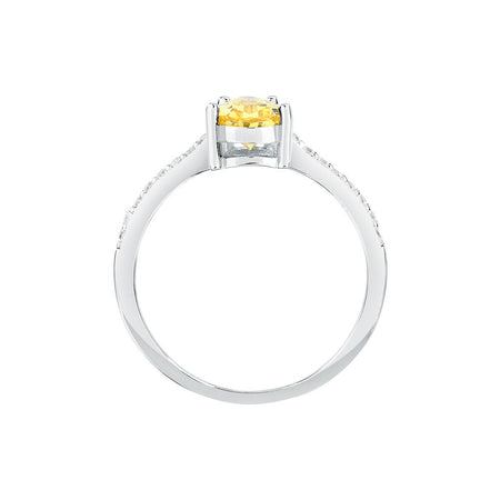 Anello MORELLATO donna Tesori arg. 925 - pietra gialla