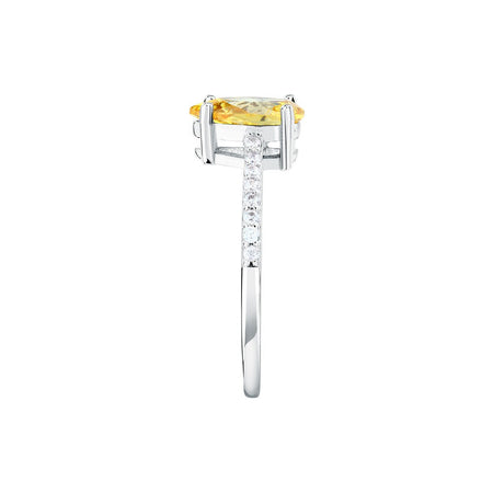 Anello MORELLATO donna Tesori arg. 925 - pietra gialla
