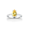 Anello MORELLATO donna Tesori arg. 925 - pietra gialla